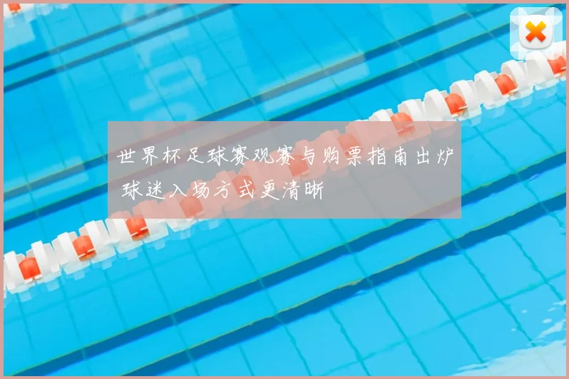 世界杯足球赛观赛与购票指南出炉 球迷入场方式更清晰