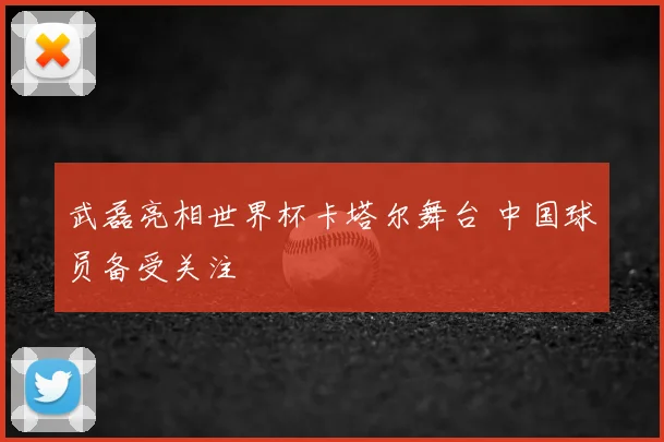 武磊亮相世界杯卡塔尔舞台 中国球员备受关注