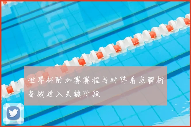世界杯附加赛赛程与对阵看点解析备战进入关键阶段