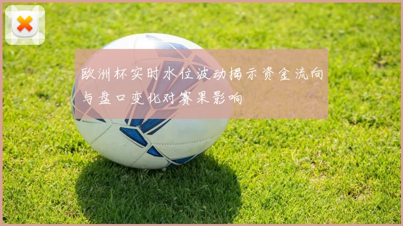 欧洲杯实时水位波动揭示资金流向与盘口变化对赛果影响